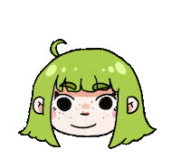 Girl Hello Sticker