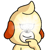 Laser Beams Nod Sticker by OOZ&mates