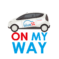 Car Rental Singapore Sticker by BlueSG