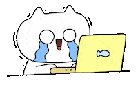 Nervous Help Me Sticker by Kennysgifs