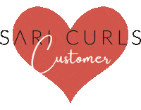 saricurls curly hair customer love locken curly hair products Sticker
