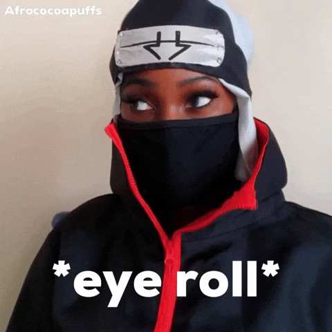 Naruto Eye Roll GIF