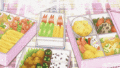 Bento Box Anime Food GIF by HIDIVE