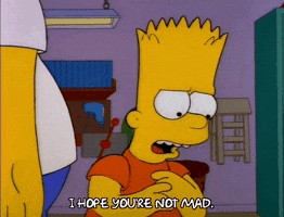 Sad Season 3 GIF by The Simpsons