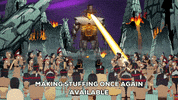 robot attack GIF by South Park 