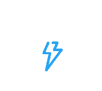 DameVanCo electricity bolt charge battery Sticker