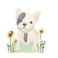 Alergora love dog animals dogs Sticker