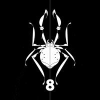 pogpals halloween black black and white eyes GIF