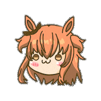 Pretty Derby Uma Musume Sticker by Fluffy the Thunder God 雷神阿毛