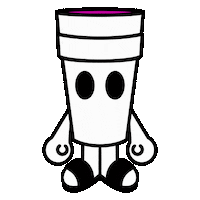 Cough Syrup Hello Sticker