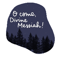 Christmas Advent Sticker by Annunciation Designs