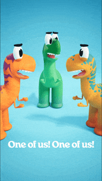 One Of Us Friends GIF by Claynosaurz