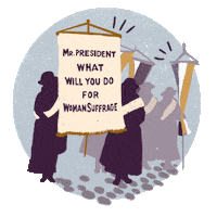 Women President Sticker by US National Archives