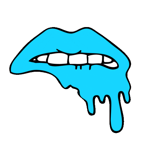 theboysstudio giphyupload lips tbs blue lips Sticker