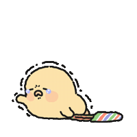 Awkward Character Sticker