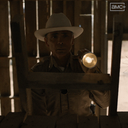 Scared Zahn Mcclarnon GIF by AMC Networks