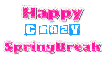 spring break Sticker