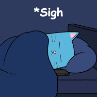 Blue Cat Nopecat GIF