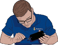 iphone sparkling Sticker by Pedant