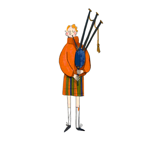 annmacleod4a37 giphyupload traditional gaelic pipes Sticker