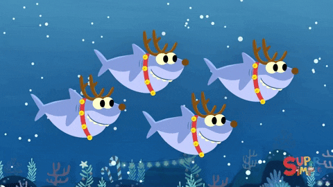 Christmas Baby Shark GIF by Super Simple