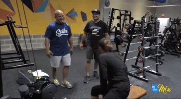 hi five bj penn GIF