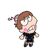 Aleruleru angry yoko aleruleru aleru Sticker