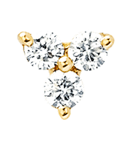 Trio Piercing Sticker by EF Collection