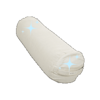 Yoga Bolster Sticker by MOBECO