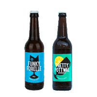 funky-forelle party cheers funky saufen Sticker