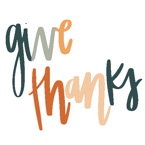 Give Thanks Thanksgiving Sticker