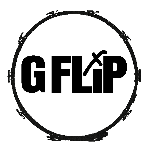 gflipdrums music australia queer drums Sticker