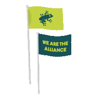 Flag Forest Sticker by Rainforest Alliance
