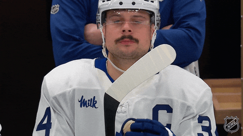 Toronto Maple Leafs Smile GIF by NHL