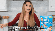 Think About It GIF by Rosanna Pansino