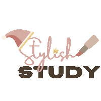 StylishStudy christmas education revision stylish study Sticker