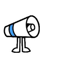 Megaphone Shout It Sticker