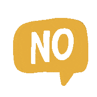 No Is No Sticker