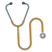 Bv Stethoscope Sticker by BoardVitals Inc.