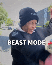 Beast mode on