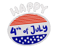 Happy United States Sticker by Demic