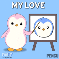 I Love You Couple GIF by Pudgy Penguins