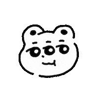 Bear Eating Sticker