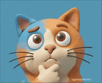 Cute Cat Thought GIF
