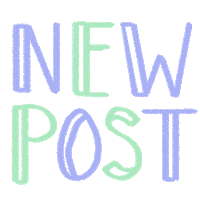 New Post Sticker by Rikki Paepke