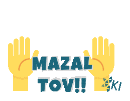 Party Mazel Tov Sticker by Kehillat Israel