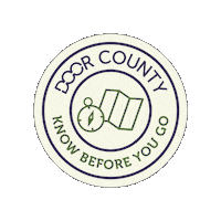 doorcounty wisconsin leave no trace door county lnt Sticker
