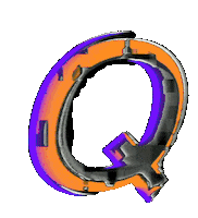 Glitch Alphabet Sticker by #BASILIO