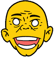 Emoji Simulacra Sticker by Homme Jaune