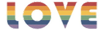Love Is Love Rainbow Sticker by Michael Stars